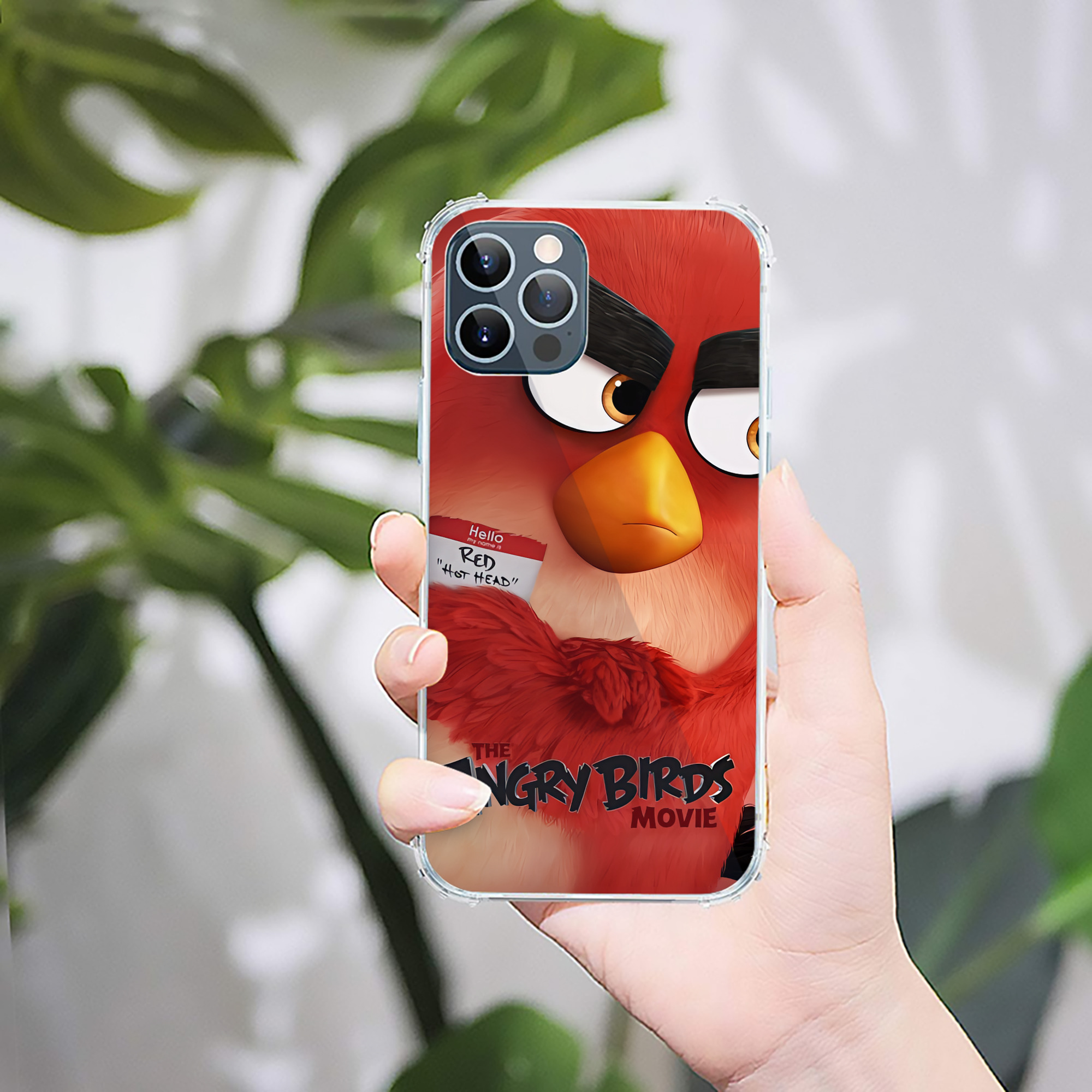 （画像用） Angry Birds アングリーバード 【iPhone 12シリーズ対応】透明スマホケース（クリアソフトケース）